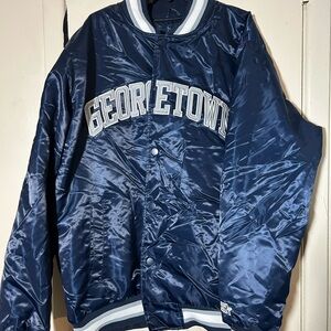 Georgetown Blue Satin Jacket